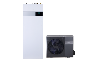 Midea MHA-V12W/D2N8-B2H2-IWT240 M-Thermal osztott hőszivattyú (R32, 12 kW, 1 fázis, 240l, fekete)